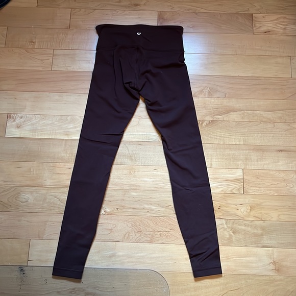 Lululemon Athletica Wunder Under High Rise Tight "28 Maroon - Picture 9 of 9